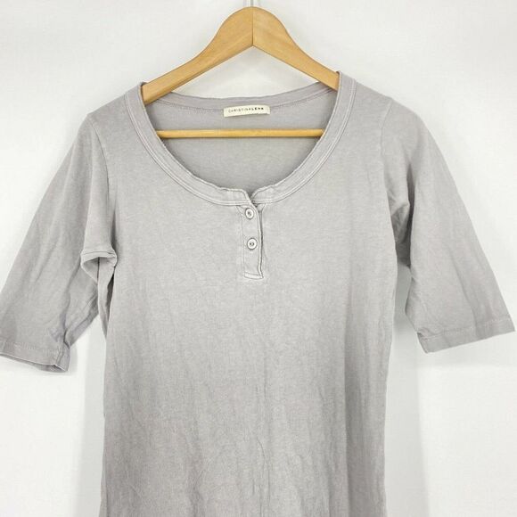 Christina Lehr Dress Henley Shift Knit - Picture 2 of 5